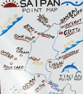 Map of Saipan