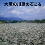 大阪の川原の石ころ